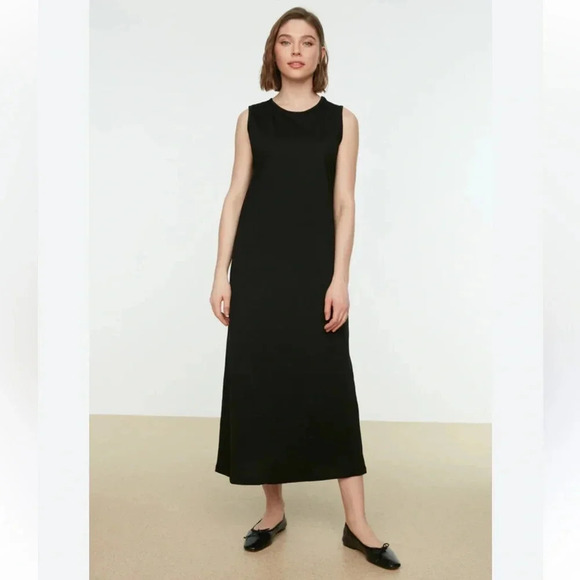 Vintage - Comrags Y2K Little Black Shift Dress - Picture 1 of 5